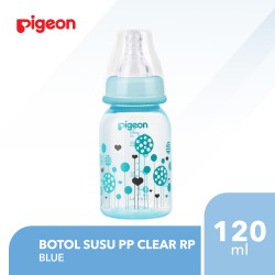 Pigeon Bottle Premium Clear PP 120ml - Blue
